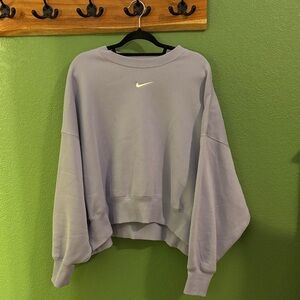 Nike Women's Light Purple Sweatshirt